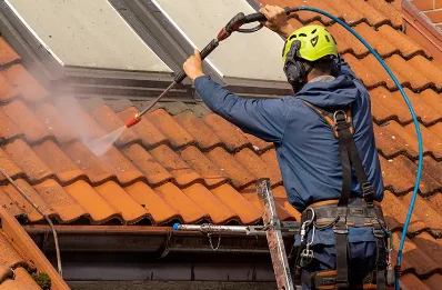 Démoussage et hydrofuge de toiture à Bouafles
